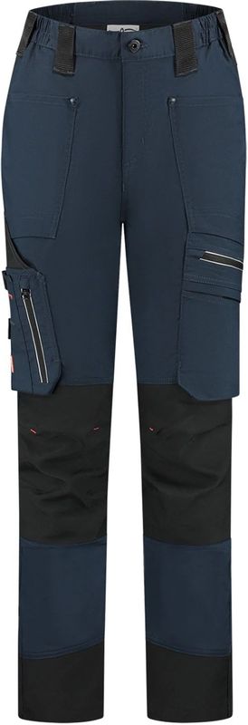 WorkMan - Power2Stretch Worker Ladies - Werkbroek - Zwart - Met UPF40+ Zonbescherming