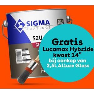 Sigma S2u Allure Gloss 2,5 Liter 100% Wit