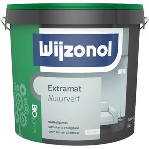 Wijzonol Muurverf Extra Mat 2,5 Liter Op Kleur Gemengd