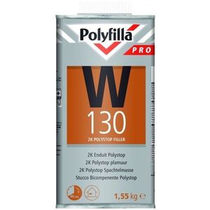 Polyfilla Pro W130 2k Polystop Plamuur Blik 1,55kg