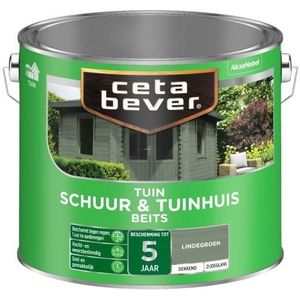 Cetabever Dekkende Schuur & Tuinhuis Beits Lindegroen 2,5 Liter