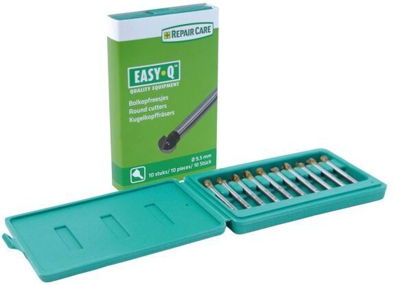 Repair Care - Easy Q - 10-delige Set Bolkopfreesjes - Houtverwijdering