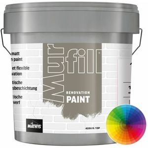 Mathys Murfill Renovation Buitenmuurverf - Op Kleur Gemengd - 6 Kg