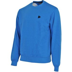 Donnay Donnay Heren - Fleece Crew Sweater Dean - True Blue