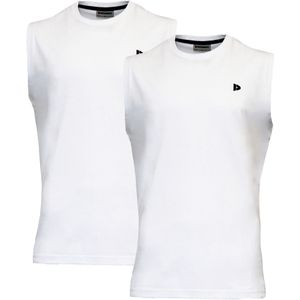 Donnay Donnay Heren - 2-Pack - Mouwloos T-shirt Stan - Wit