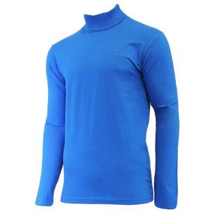 Campri Campri Heren - Skipully - shirt met col - Cobaltblauw