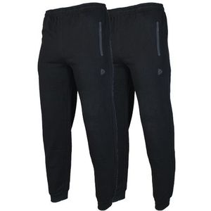 Donnay Donnay Heren - 2-Pack - Joggingbroek Jack - Zwart