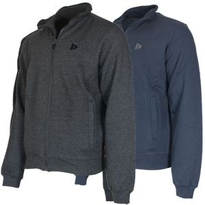 Donnay Donnay Heren - 2-Pack - Vest met kraag Bryan - Navy & Donkergrijs