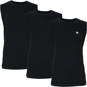 Donnay Donnay Heren - 3-Pack - Mouwloos T-shirt Stan - Zwart