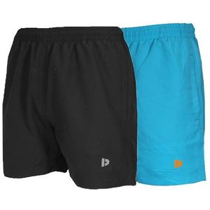 Donnay Donnay Heren - 2-Pack - Kort Sport/zwemshort Toon - Zwart & Sea Blue