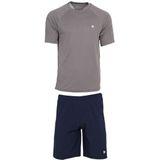 Donnay - Multi Sportset Jim - Trainingsset - Navy/Steel Grey - Korte Broeken