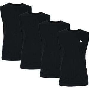 Donnay Donnay Heren - 4-Pack - Mouwloos T-shirt Stan - Zwart