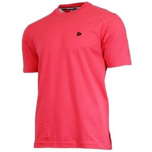 Donnay Donnay Heren - T-Shirt Vince - Koraal Rood/Roze