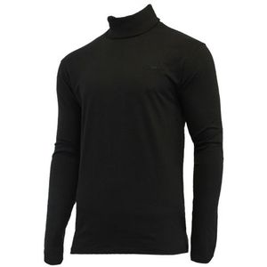 Campri Campri Heren - Skipully - shirt met col - Zwart