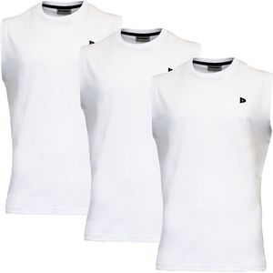 Donnay Donnay Heren - 3-Pack - Mouwloos T-shirt Stan - Wit