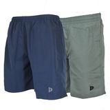 Donnay Donnay Heren - 2-Pack - Korte sportbroek Ian - Navy & Jungle Green