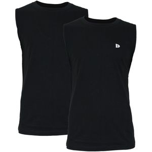 Donnay Donnay Heren - 2-Pack - Mouwloos T-shirt Stan - Zwart