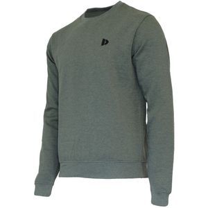 Donnay Donnay Junior - Fleece Crew Sweater Ian - Legergroen gemêleerd