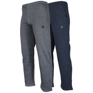 Donnay Donnay Heren -  2-Pack - Joggingbroek Nigel - Donkergrijs & Navy