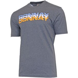 Donnay Donnay Heren - T-Shirt Daks -Donkergrijs gemêleerd