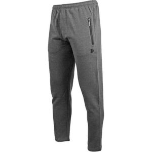 Donnay Donnay Heren - Joggingbroek rechte pijp Sky - Donkergrijs gemêleerd