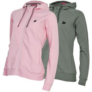 Donnay - Anna - Vest met Capuchon - Shadow Pink/Jungle Green - 2-Pack