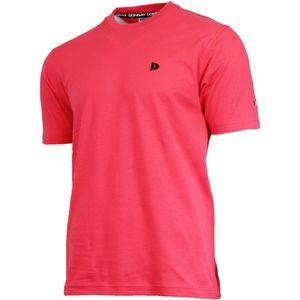 Donnay Donnay Heren - T-Shirt Vince - Koraal Rood/roze