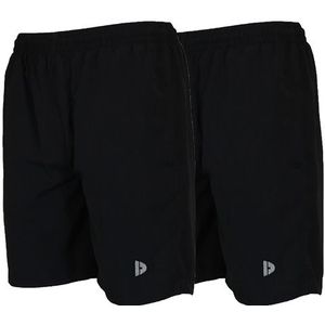 Donnay Donnay Heren - 2-Pack - Korte sportbroek Ian - Zwart