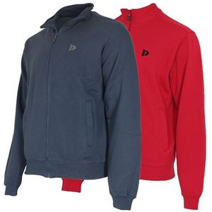 Donnay Donnay Heren - 2-Pack - Vest met kraag Bryan - Navy & Rood