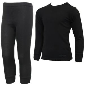 Campri Campri Junior -  Thermo Set - Legging + Shirt - Zwart