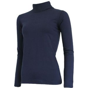 Campri Campri Dames - Skipully - shirt met col - Donkerblauw
