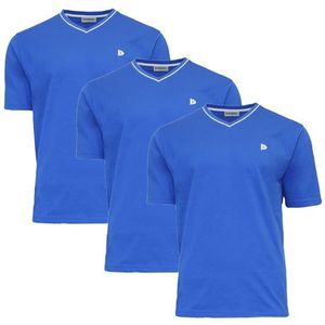 Donnay Donnay Heren - 3-Pack - T-Shirt Jason - Korenblauw