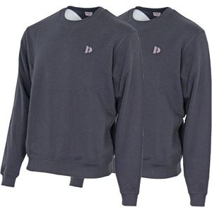 Donnay Donnay Heren - 2-Pack - Fleece Crew Sweater Dean - Navy