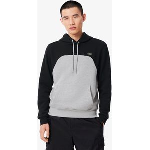 Lacoste Classic Fit-Sweatshirt mit Colorblock-Design - Heidekraut Grau / Schwarz Size 6 - XL