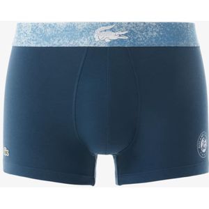 Lacoste 3er-Pack Trunks Roland-Garros Edition - Blau / Grün / Blau Size M