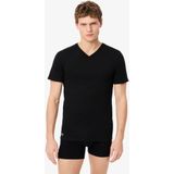 Lacoste 3er-Pack Loungewear-T-Shirts, Slim Fit - Schwarz Size 6 - XL