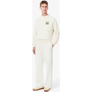 Lacoste Loose Fit-Trainingshose aus Piqué - Weiß Size XS