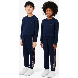 Lacoste Trainingshose aus Fleece - Navy Blau / Burgunder Size 12 Jahre