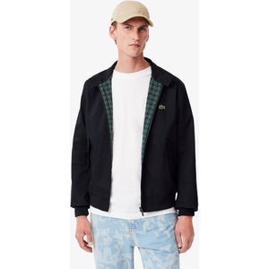 Lacoste Wasserabweisende Harrington-Jacke aus Twill - Navy Blau Size 48 - S-M