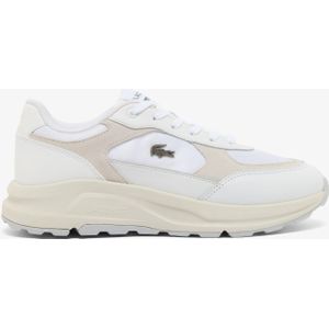 Lacoste Herren-Sneakers Run Set aus Wildleder - WHT/OFF WHT Size 39.5