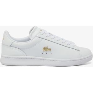 Lacoste Damen-Sneakers Carnaby Set aus Leder - CEMENT/TANNIN-PORT CHINE- Size 41