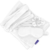 Zelesta - Beauty Set - Slaapmasker - Kussensloop - Zijden - 3-in-1