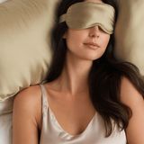 Zelesta - Beauty Set - Zijden Kussensloop - Zijden Slaapmasker - Zijden Heatless Curler