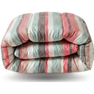 Zelesta - Wonderbed Vintage Vibe - Dekbed - 240x200 - Wasbaar Dekbed - Hoesloos Dekbed - 2 in 1 Dekbed met Vaste Overtrek