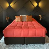 Dekbed - Wit - Katoen - 200x200 cm