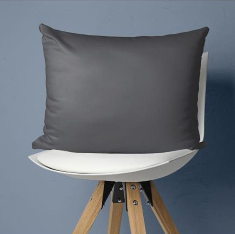 Primaviera Deluxe Satijnen Kussensloop 2 pack - Kussenslopen - 60 x 70 cm - Antraciet