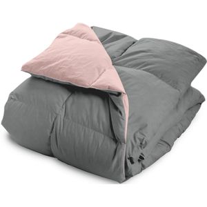 Zelesta Percale Cottonbed - Pink & Grey