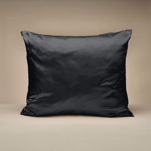 Zelesta Beautybed Kussenslopen Black - Satijnen Kussenslopen 60 x 70 set van 2