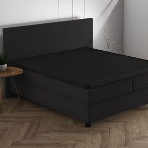 Dreamhouse - Dubbel Jersey Hoeslaken - Zwart - 100% Katoen - 220 gr.