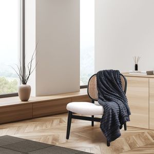 Zelesta Fleecebed Deken - Antraciet